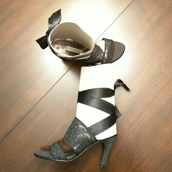 Parade Lace-up Heels - NWOT - Picture 2 of 5